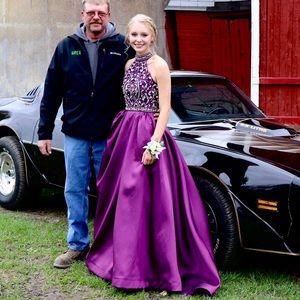 Mac Duggal prom ball gown